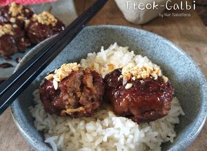 Foto resep Tteok-Galbi 떡갈비 (Korean Beef Patties)