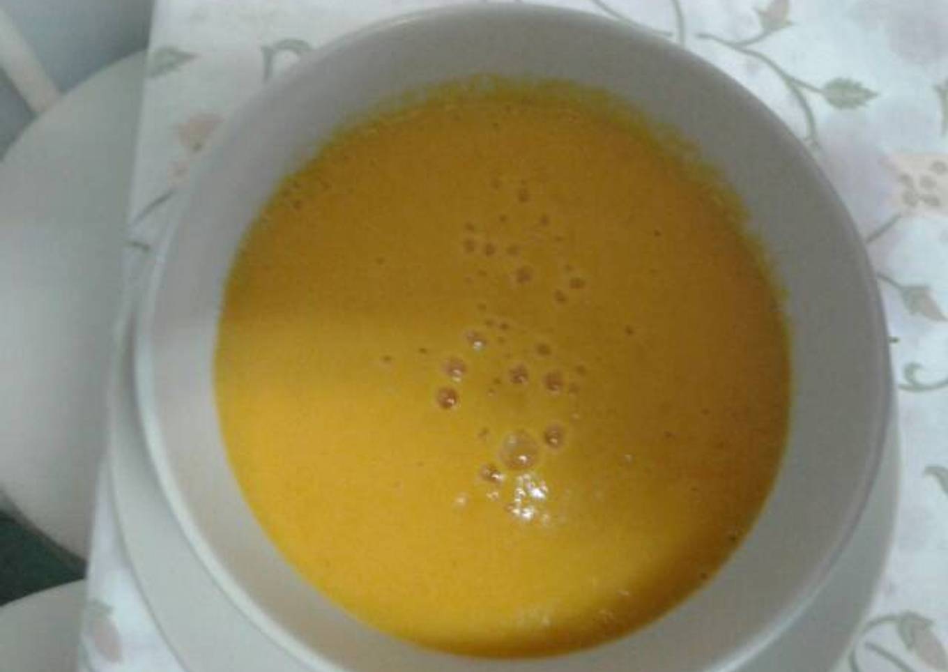 Puré de calabaza
