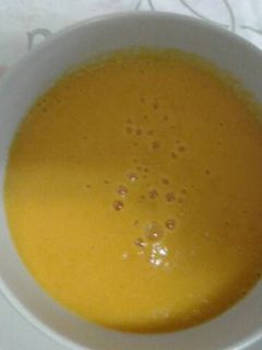 Una foto de Puré de calabaza