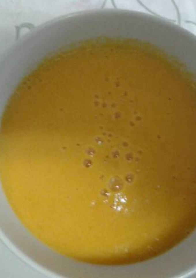 Una foto de Puré de calabaza
