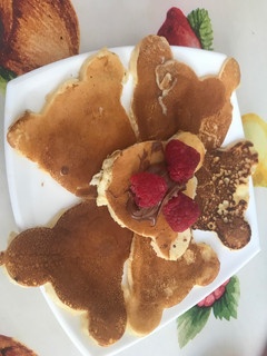 Una foto de Crepes caseros con plátano