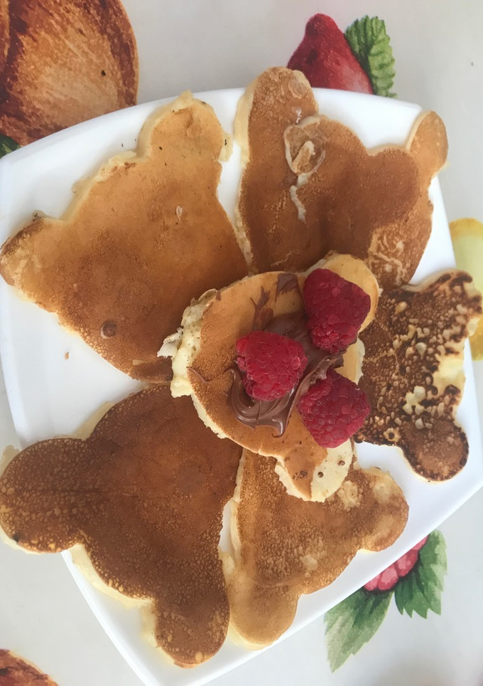 Una foto de Crepes caseros con plátano