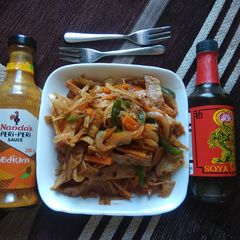 A picture of Chapati noodles.