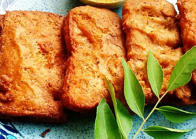 Steps to Prepare Any-night-of-the-week Bread pakoda