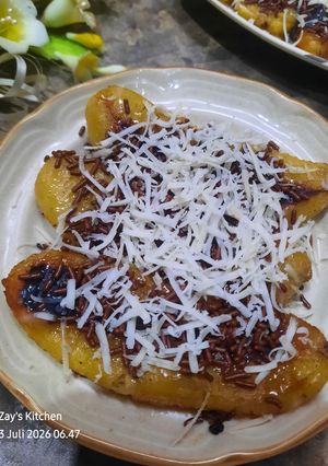Foto resep Pisang Bakar Coklat Keju