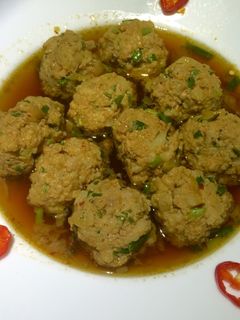 Hình của món Thịt lợn kho viên.