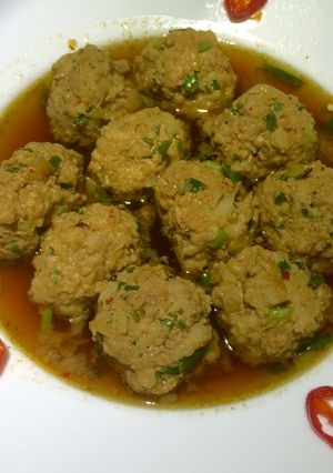 Hình của món Thịt lợn kho viên.