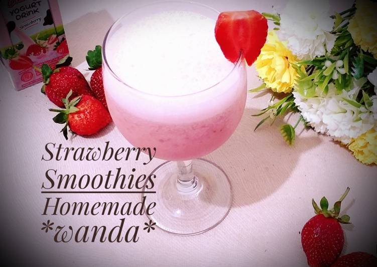 Langkah Mudah untuk Membuat Strawberry Smoothie, Lezat