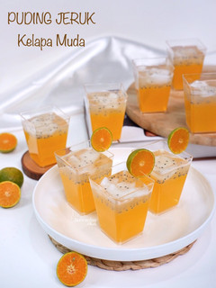 Foto resep Puding Jeruk Kelapa Muda