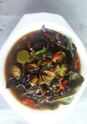 Foto resep Jamur kuping.LEZATOS
