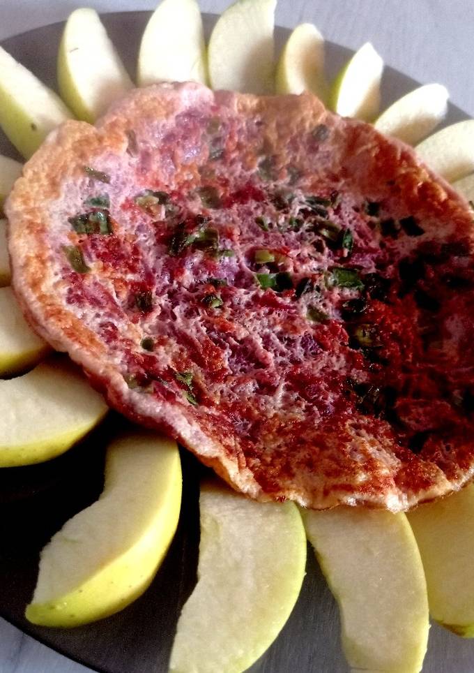 🔸 Білковий омлет з буряком і зеленню 🔸