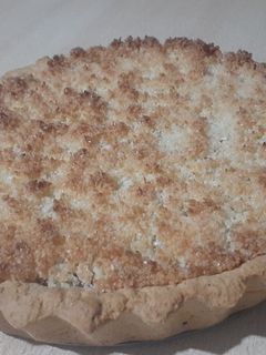 Una foto de Tarta de Coco con Dulce de Leche