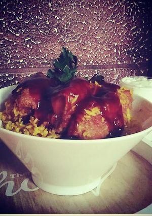 صورة لوصفة رز كنتاكي مع زنجر