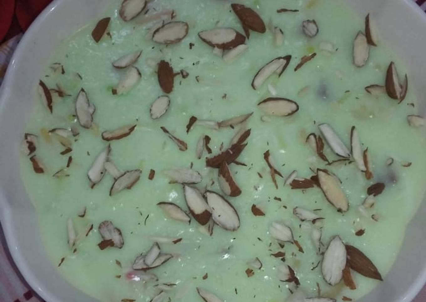 Banana custard