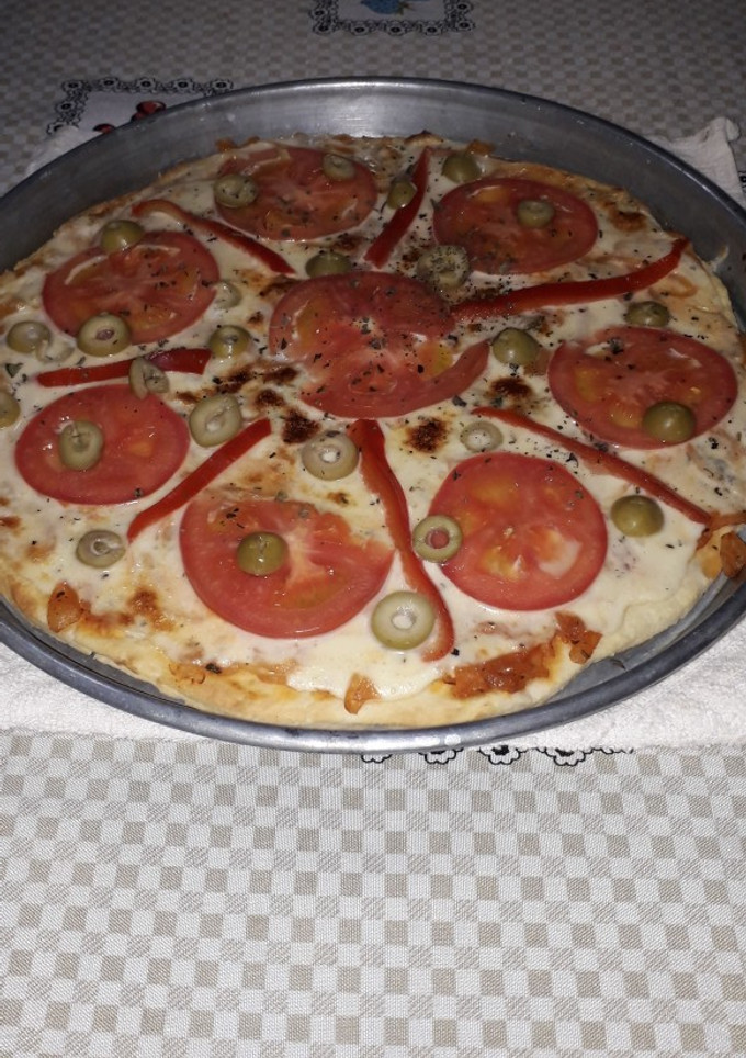 Una foto de Pizza casera