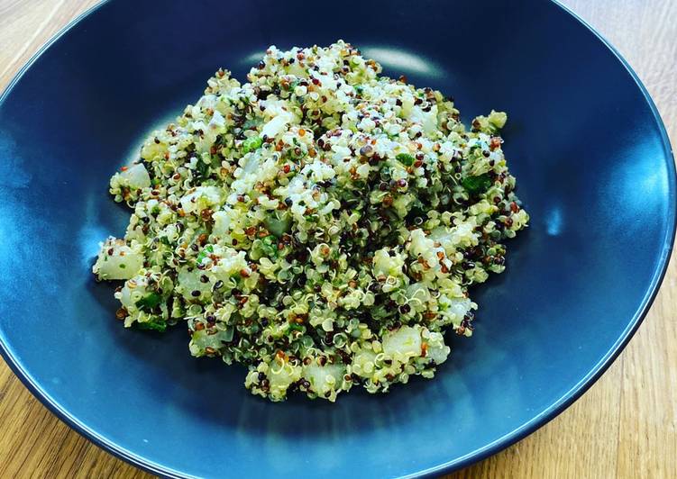 Recipe of Any-night-of-the-week Kohlrabi-Quinotto Vegan 🌱