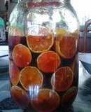 Chanh đào ngâm mật ong đường phèn