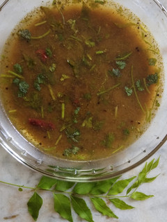 கறிவேப்பிலை ரசம் செய்முறை முக்கிய புகைப்படம்