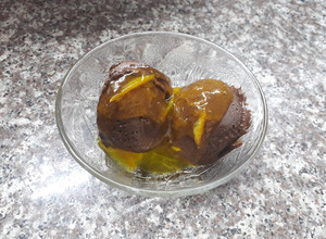 Una foto de Mousse de chocolate