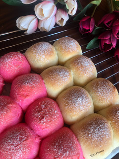 Foto resep Japanese Milk Bread Red and White