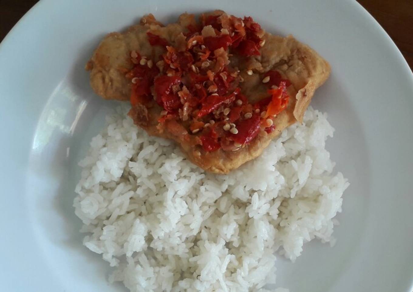 Telur geprek