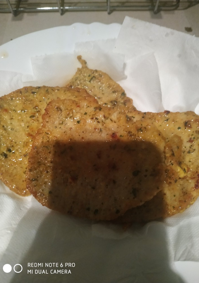 Una foto de Filetes en huevo fritos
