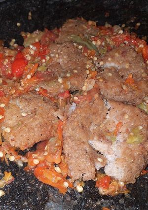 Foto resep Chicken Nugget sambel penyet #DEBM