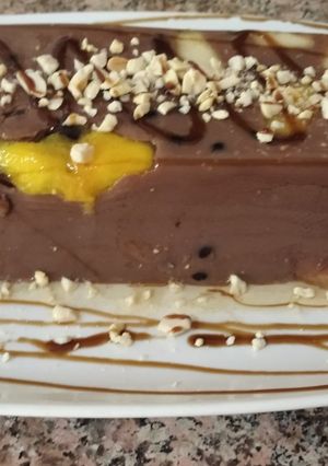 Une photo de Flan aux fruits