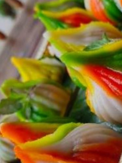 A picture of Dry fruit mava modak.