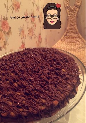 صورة لوصفة كيكة الكوكيز