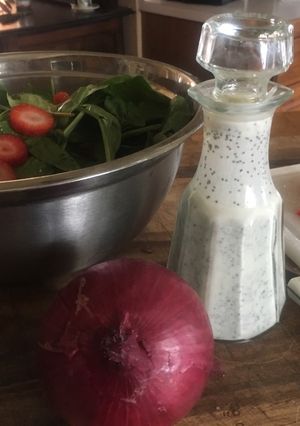 A picture of Strawberry Poppy Seed Salad.