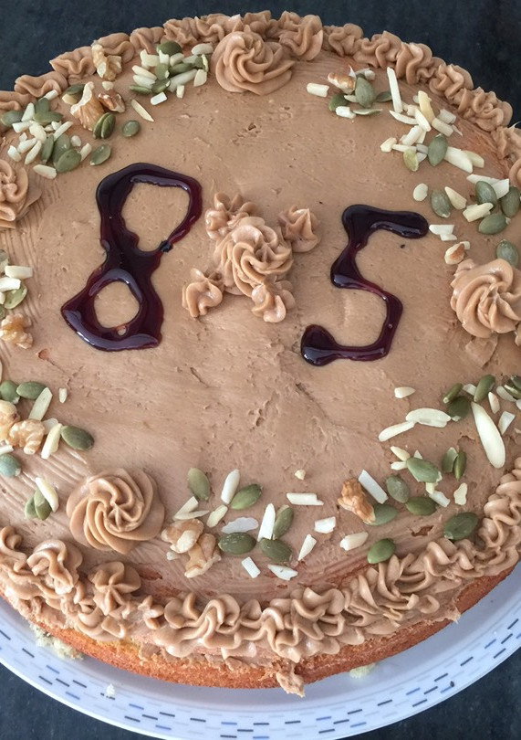 Una foto de Tarta de moka