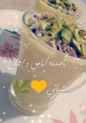 صورة لوصفة مشروب الكسترد