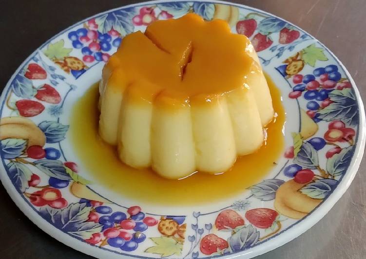 Postre de soja, flan
