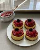 CheeseCake de Frutos Rojos Keto para intolerantes