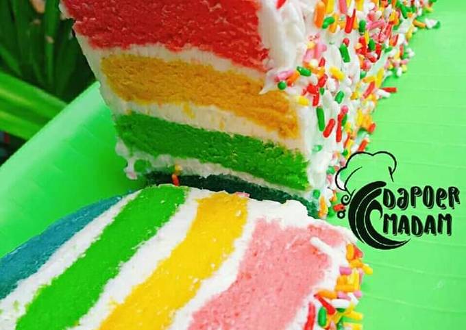 Merk pewarna makanan untuk rainbow cake