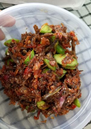 Foto resep Teri pete disambelin