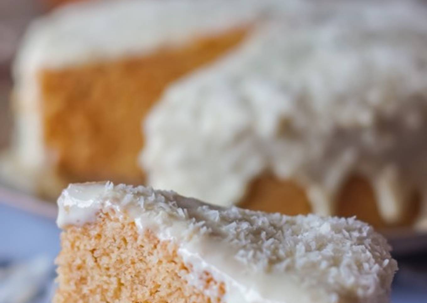 Bizcocho de coco y limón al micro