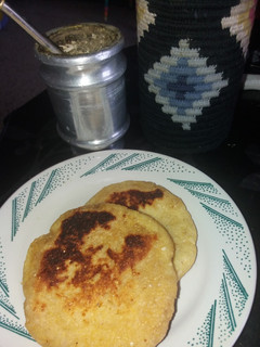 Una foto de Arepas con queso