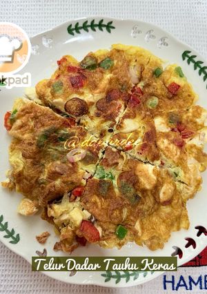 Gambar 👩🍳Telur Dadar Tauhu Keras