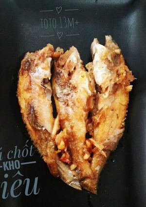 Hình của món Cá chốt kho tiêu cho bé 12m+.