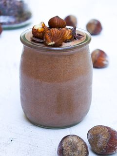Una foto de Mousse vegana sabor Nutella