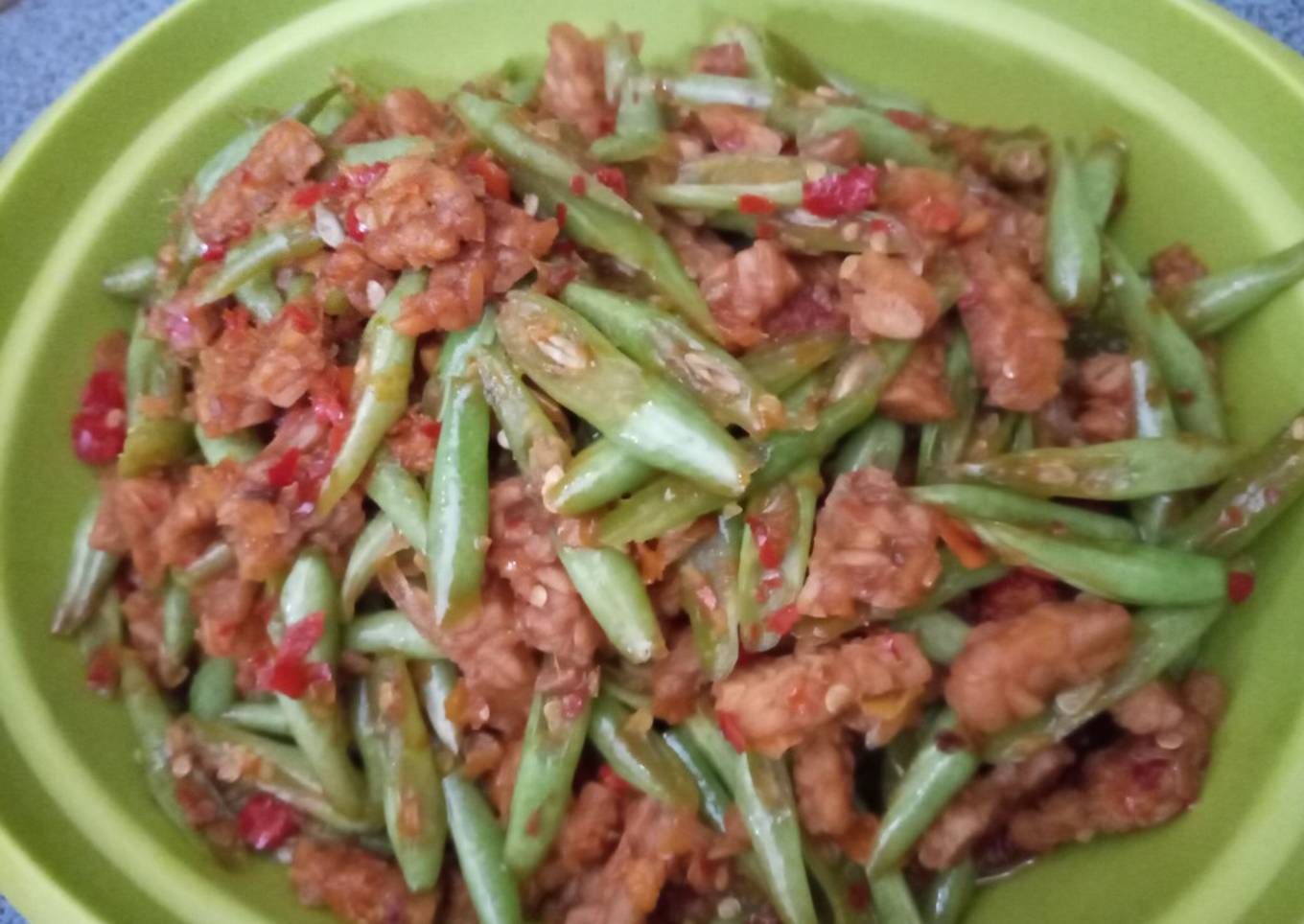 Oseng tempe buncis