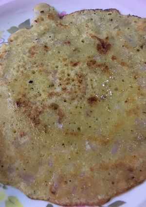 A picture of Suji besan ka chilla.