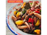 Tumis Cumi Asin Warna Warni