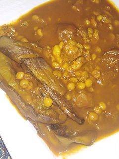 عکسی از دستور خورش قیمه بادمجان