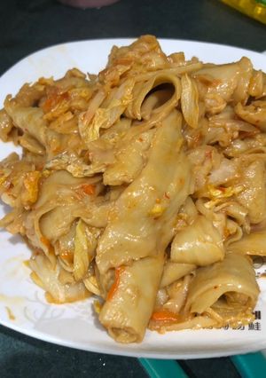 泡菜炒麵腸 的食譜成品照片