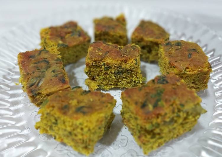 How to Make Winter No Oil Baked Kothambir wadi (coriander leaves)
