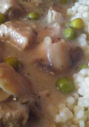 Tokány és tarhonya recept fotója
