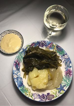 Foto principal de Verduras al vapor con "all i oli" (ajo y aceite)